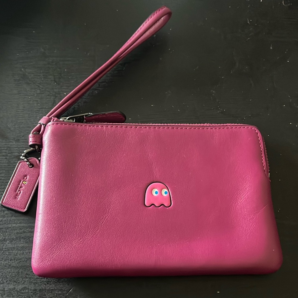 Coach Pac-Man wristlet